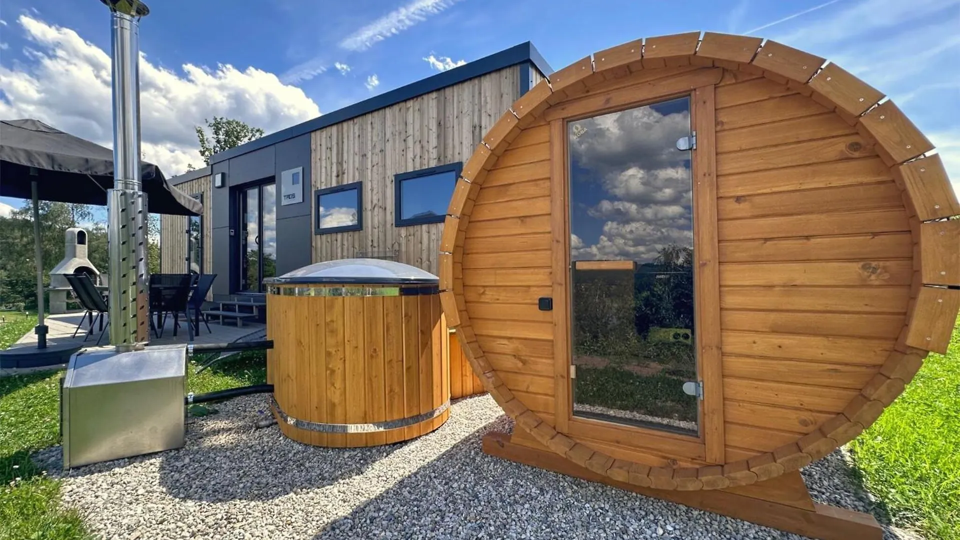 Feriendorf Seeblick - Premium Tinyhouse Mit Sauna Und Hottub Neunburg vorm Wald